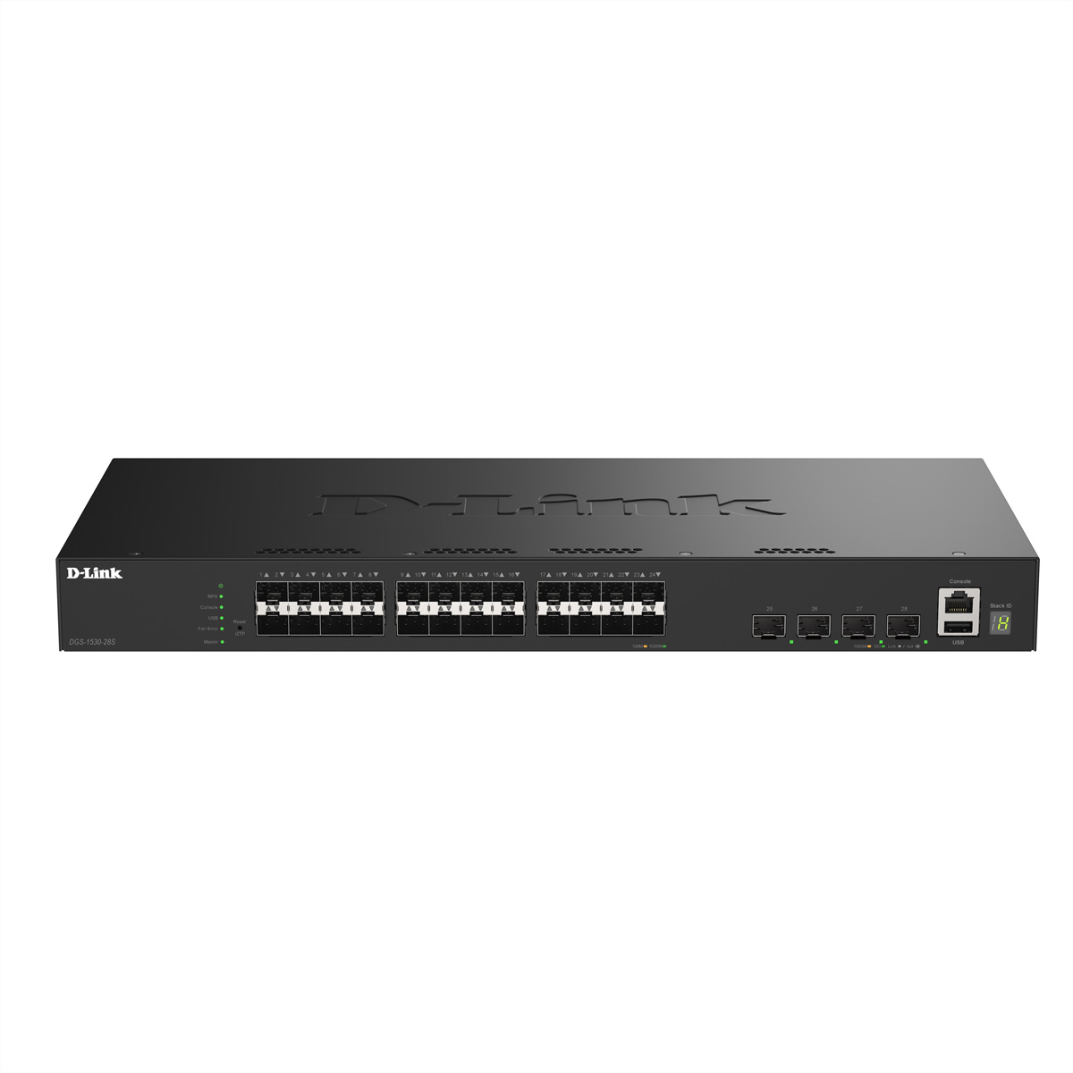 D-Link DGS-1530-28S/E 28-Port Switch Smart Managed Gigabit Stack 4x 10G Netzwerk-Switch
