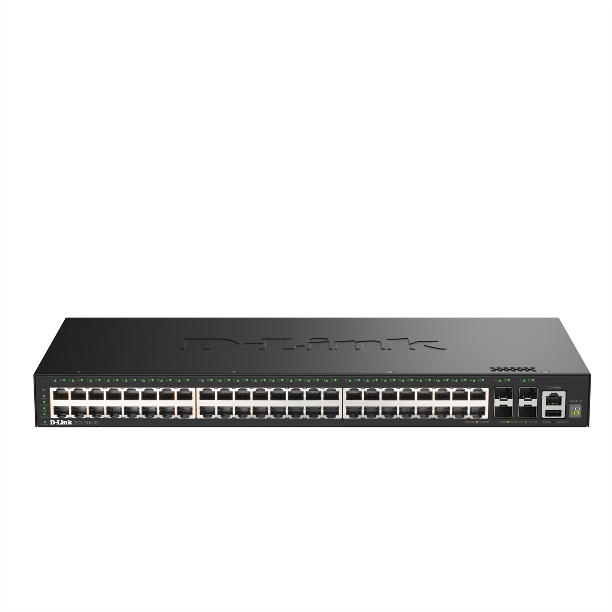 D-Link DGS-1530-52/E 52-Port Switch Smart Managed Gigabit Stack 4x 10G Netzwerk-Switch