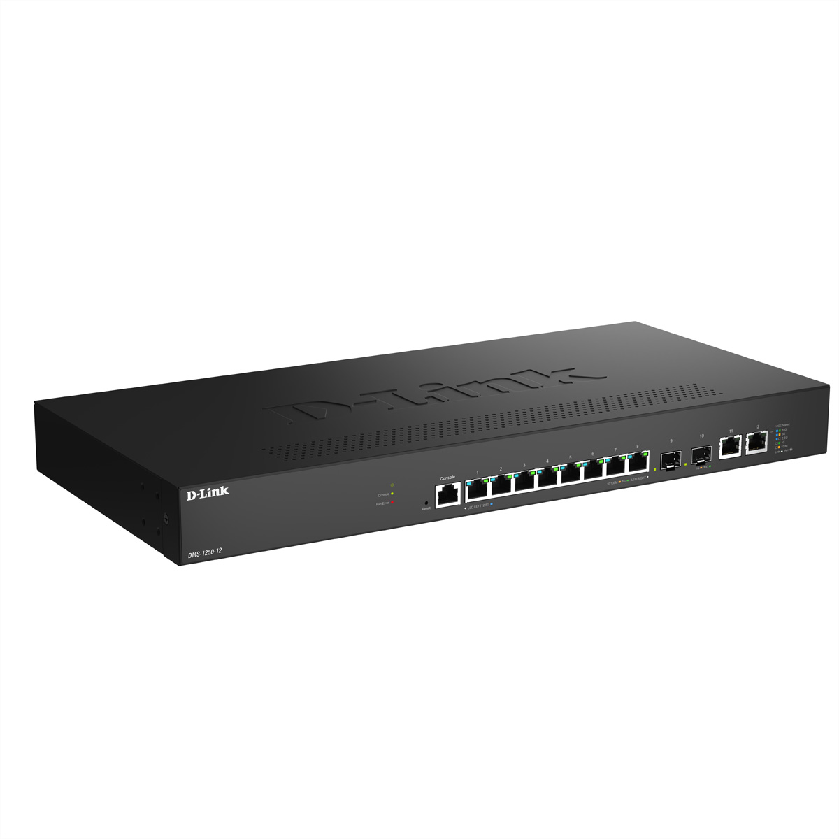 D-Link DMS-1250-12/E 12-Port Switch Multi-Gigabit Smart Managed