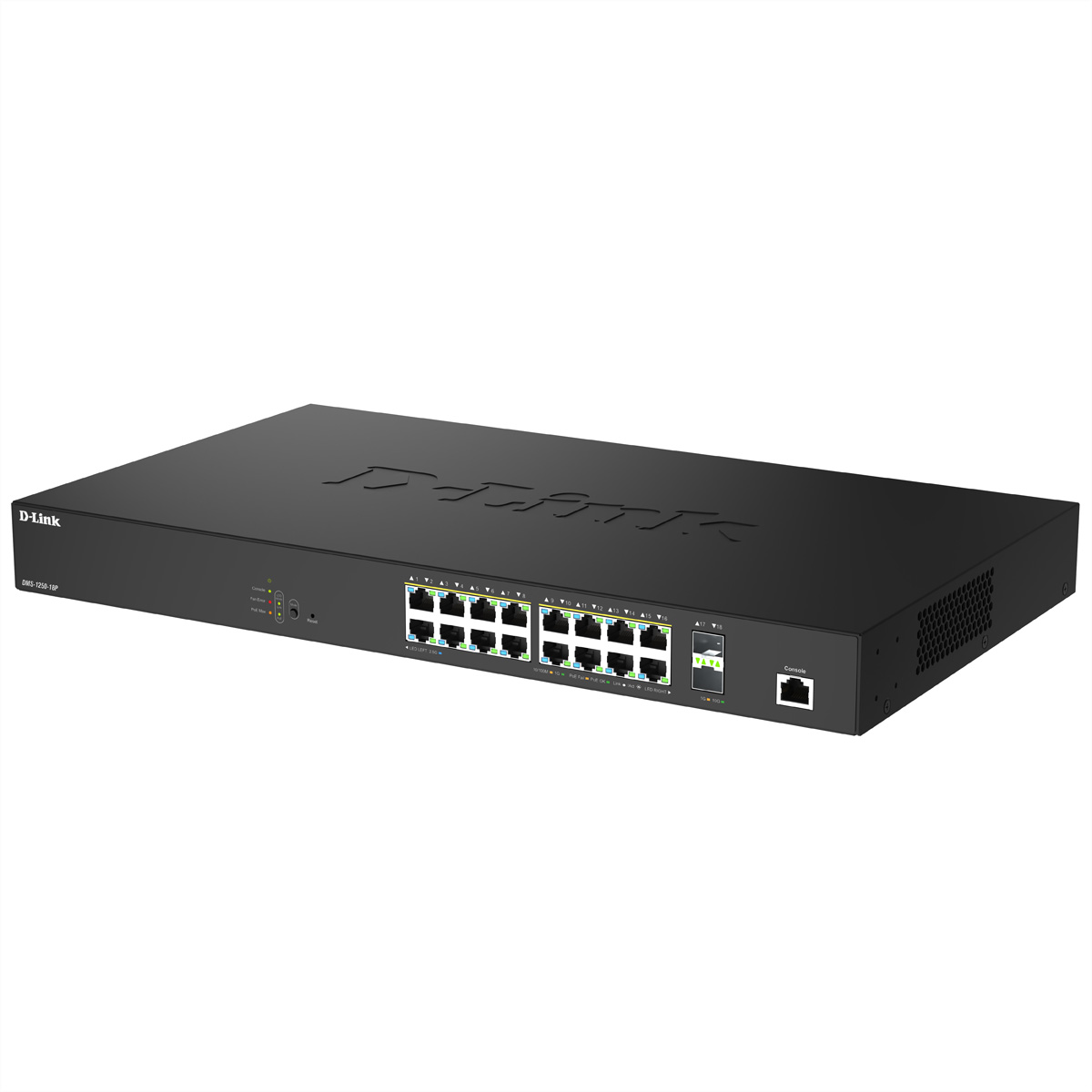 D-Link DMS-1250-18P/E 18-Port Switch PoE Multi-Gigabit Smart Managed