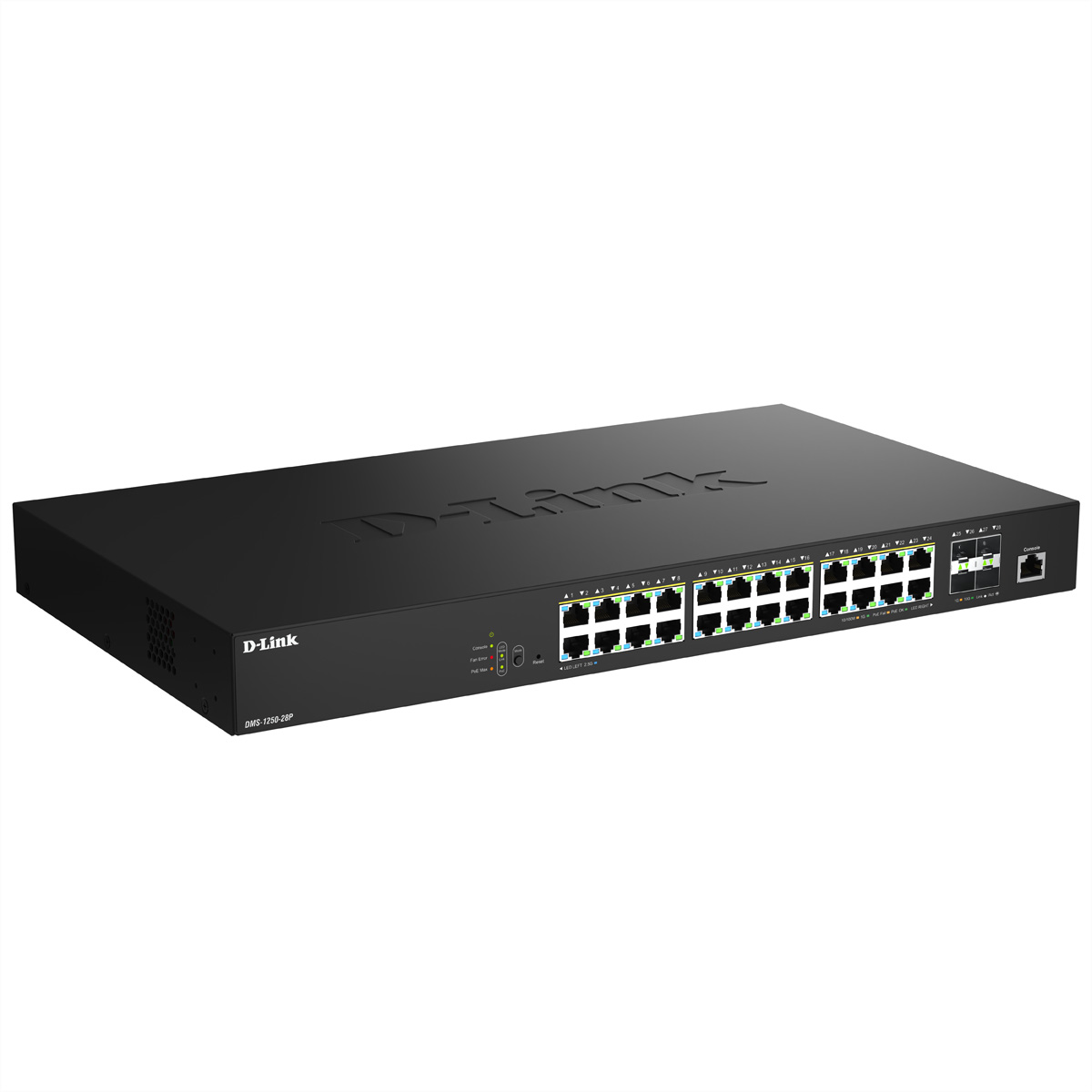 D-Link DMS-1250-28P/E 28-Port Switch PoE Multi-Gigabit Smart Managed