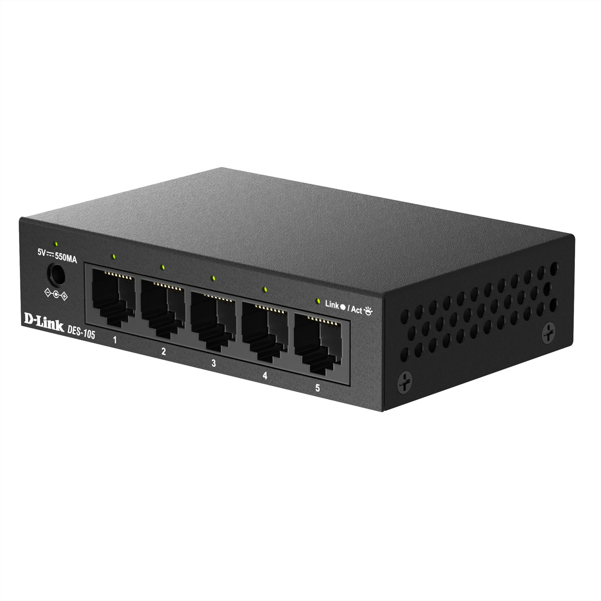 D-Link DES-105/V/E 5-Port Switch Netzwerk-Switch