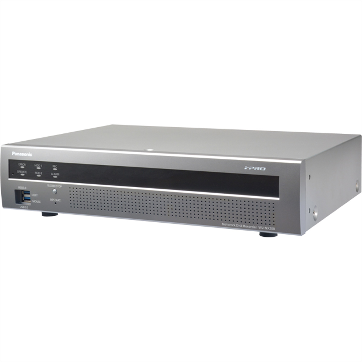 i-PRO WJ-NX200/4TB NDR H.265 max. 4K inkl. 9 Ch. (bis 32 erweiterbar) 2x HDMI