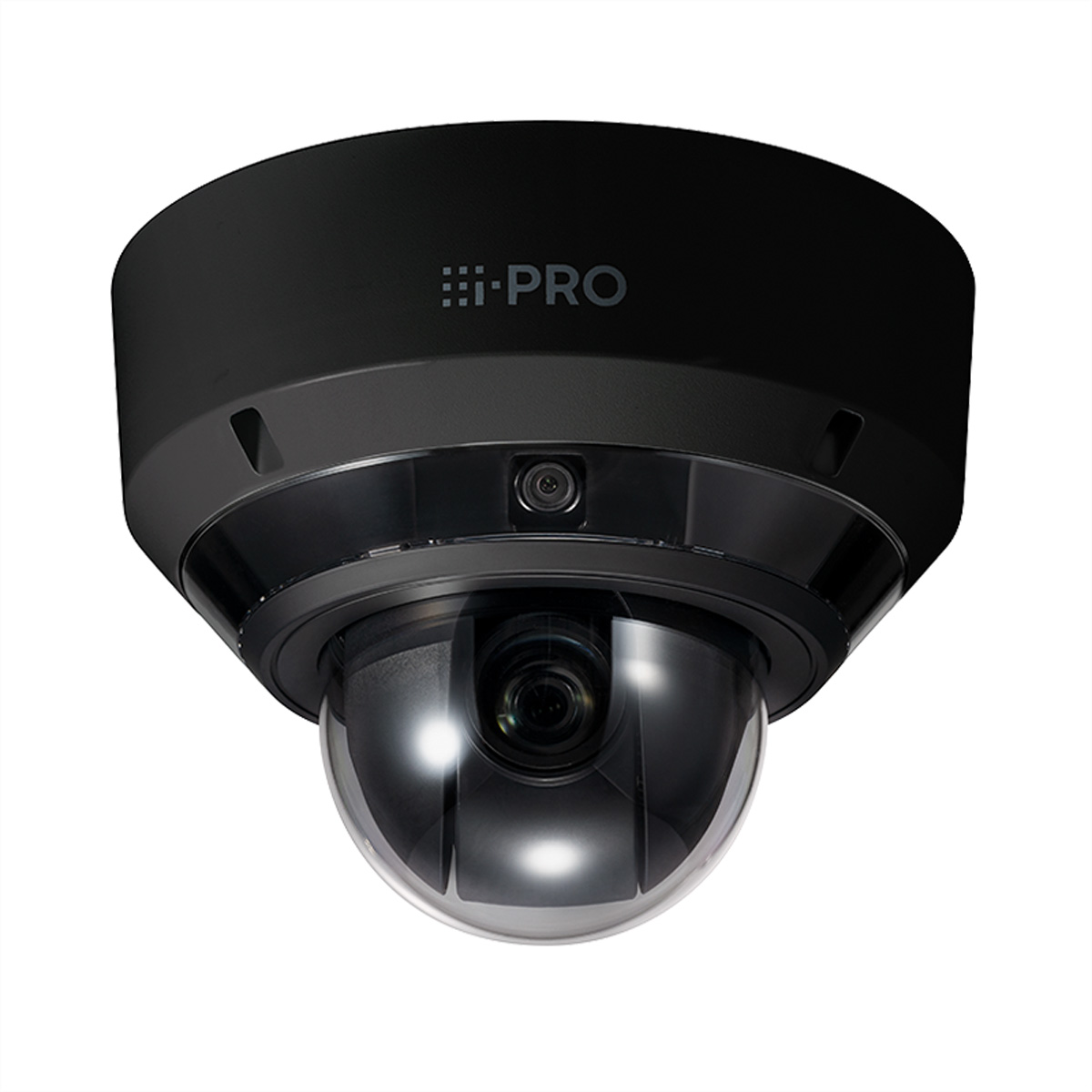 i-PRO 5MP AI OUTDOOR VANDAL Multi-Sensor Kamera, schwarz Multi-Sensor-Netzwerkkamera