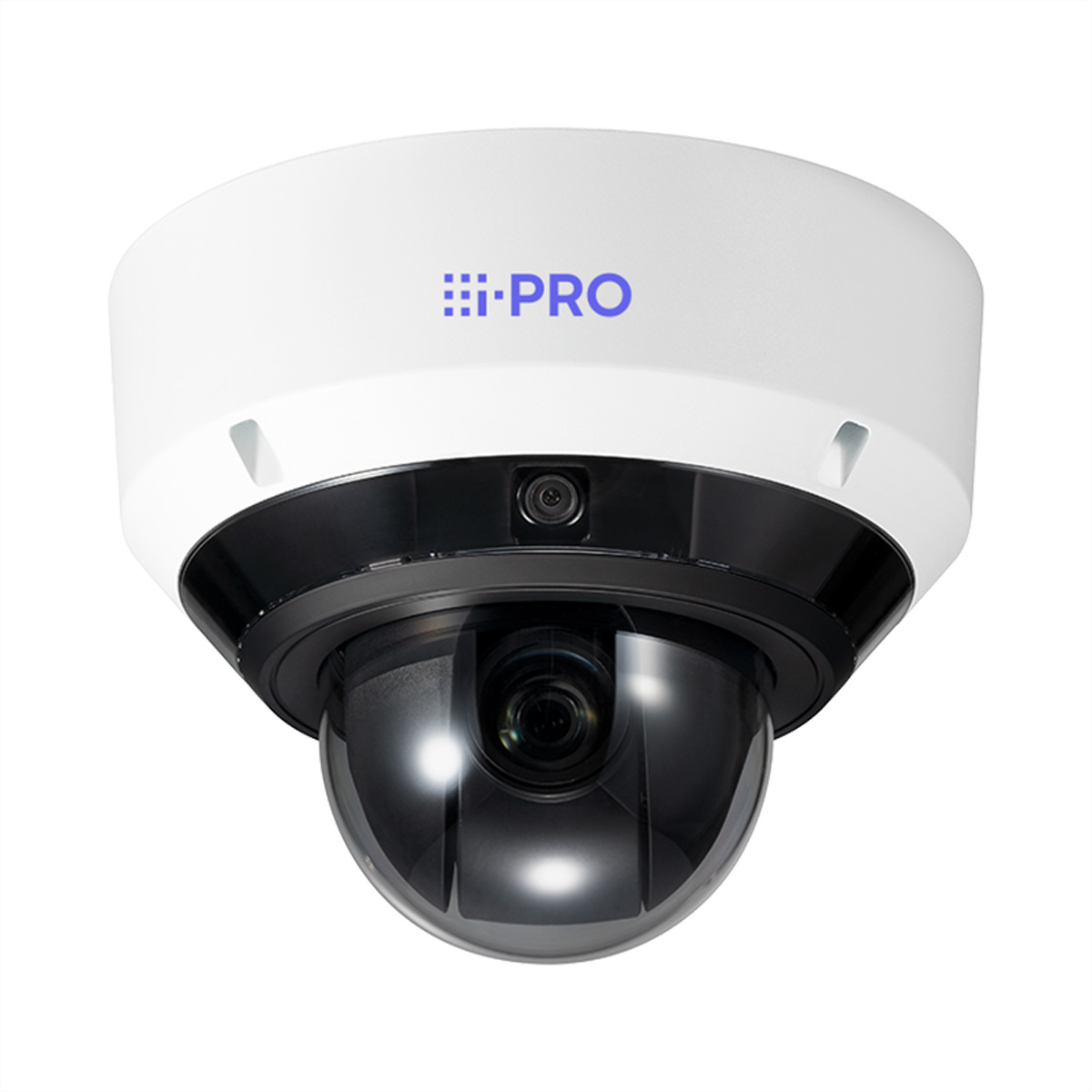 i-PRO 5MP AI OUTDOOR VANDAL Multi-Sensor Kamera, weiß Multi-Sensor-Netzwerkkamera