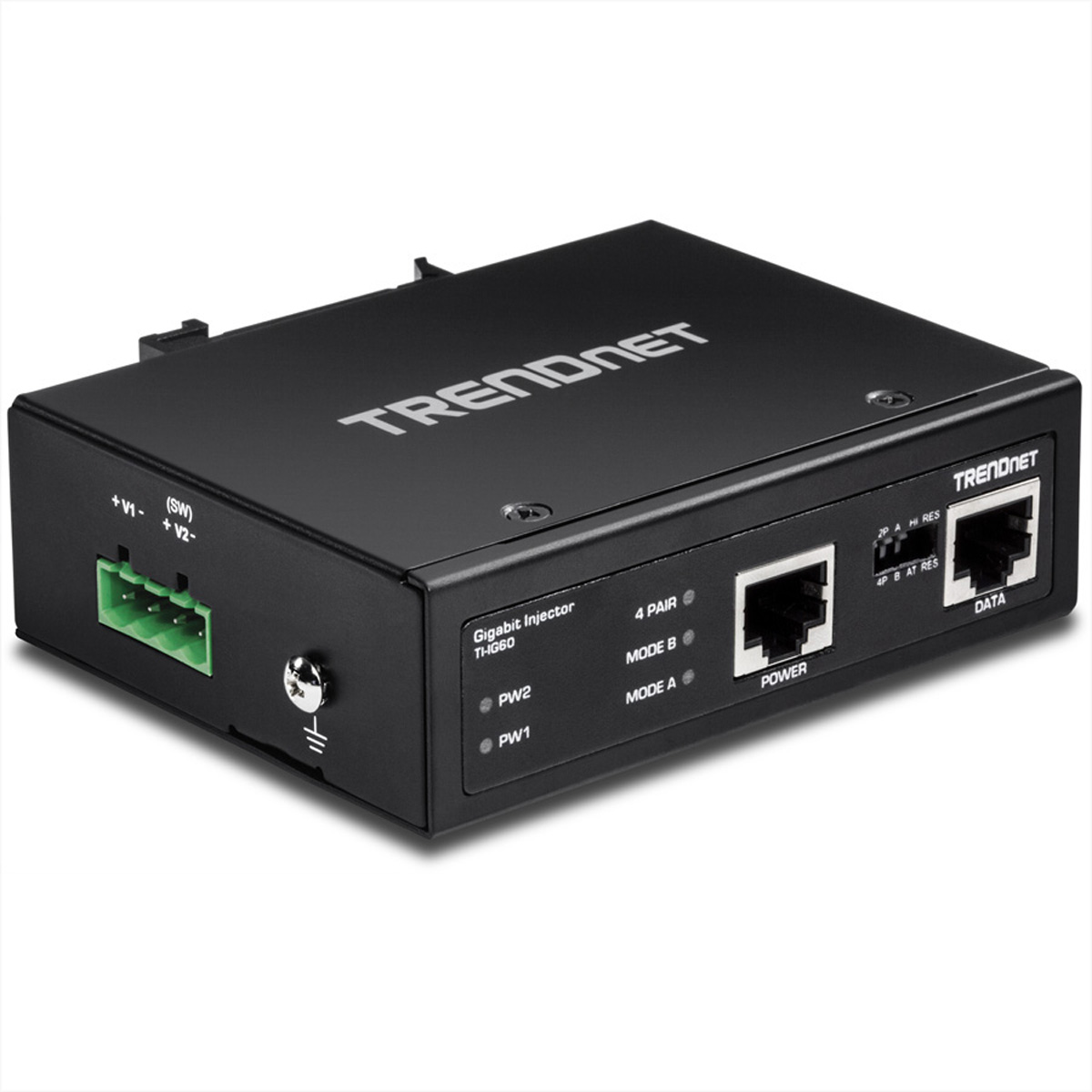 TRENDnet TI-IG60 Gehärteter industrieller Gigabit PoE+ TI-IG60 (BILD2)