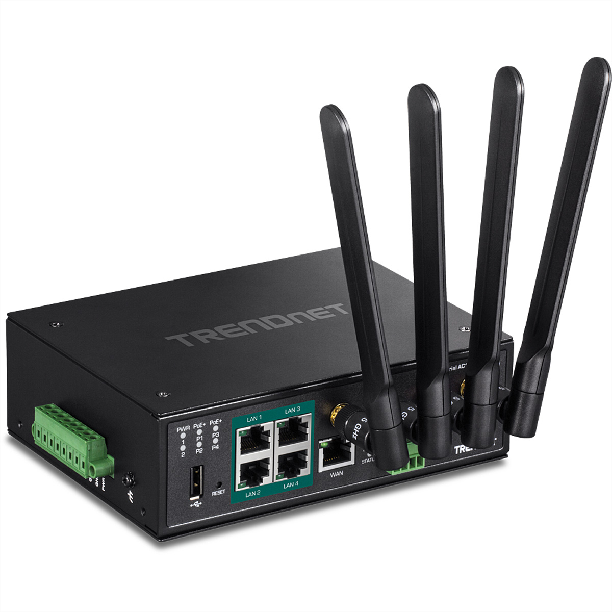 TRENDNET TI-WP100 - Wireless Router - 4-Port-Switch