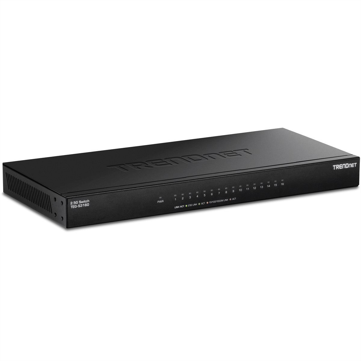 TRENDnet TEG-S3160 16-Port 2.5G Switch Unmanaged Desktop TRENDnet TEG-S3160 16-Port 2.5G Switch Unmanaged Desktop