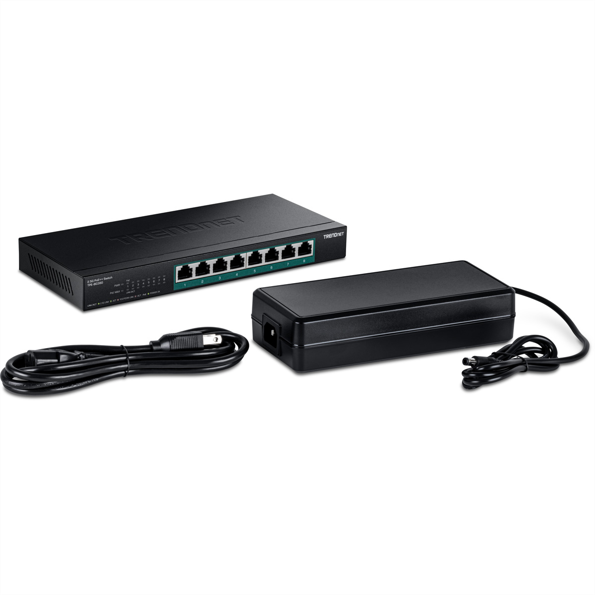 TRENDnet TPE-BG380 Switch 8-Port 2.5G PoE++