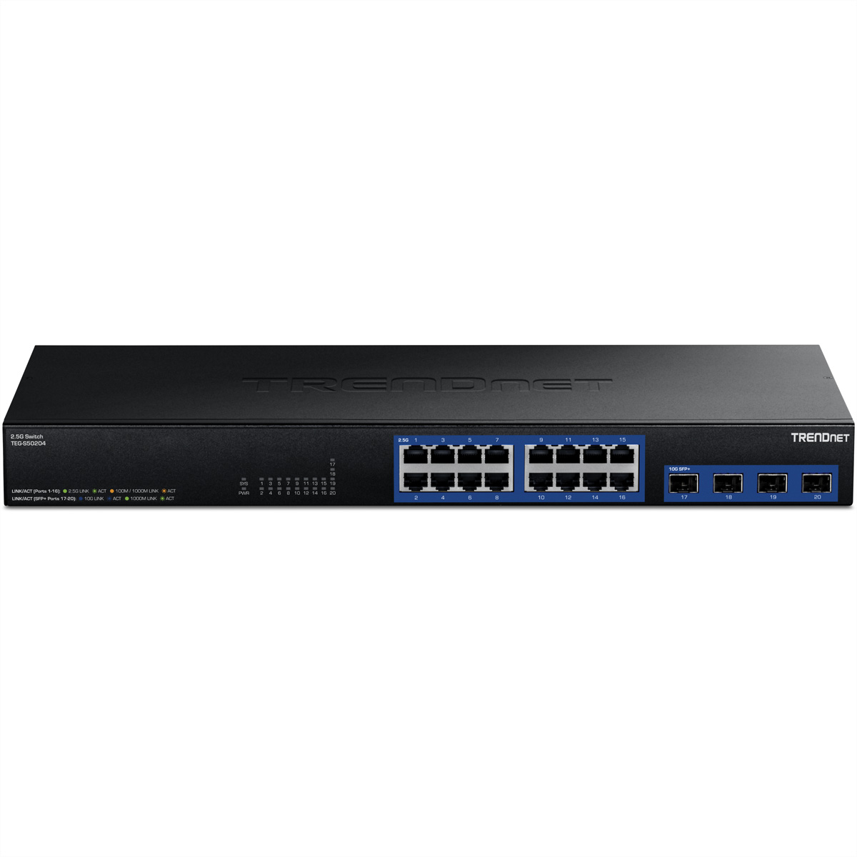 TRENDnet TEG-S50204 Switch 20-Port 2.5G mit 10G SFP+  (BILD2)