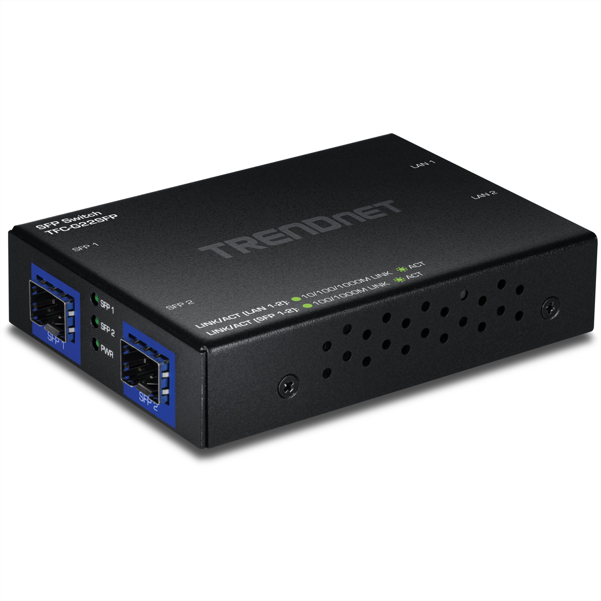 TRENDnet TFC-G22SFP 4-Port Switch Gigabit mit SFP Ports