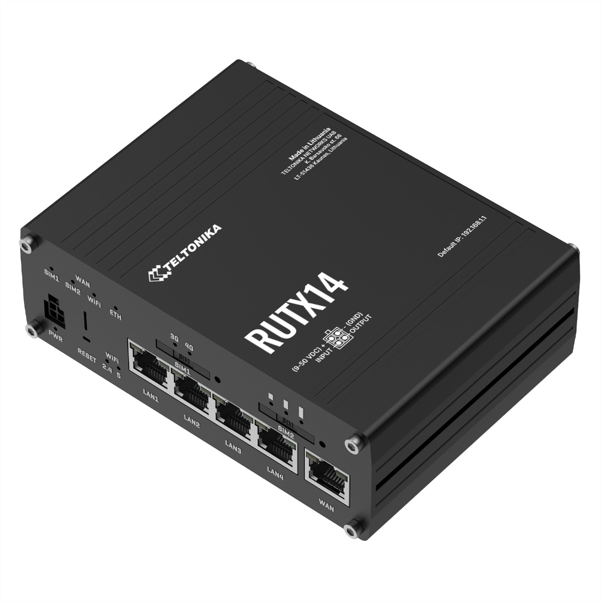 TELTONIKA RUTX14 LTE/4G CAT 12 Industrie Router WLAN-Router