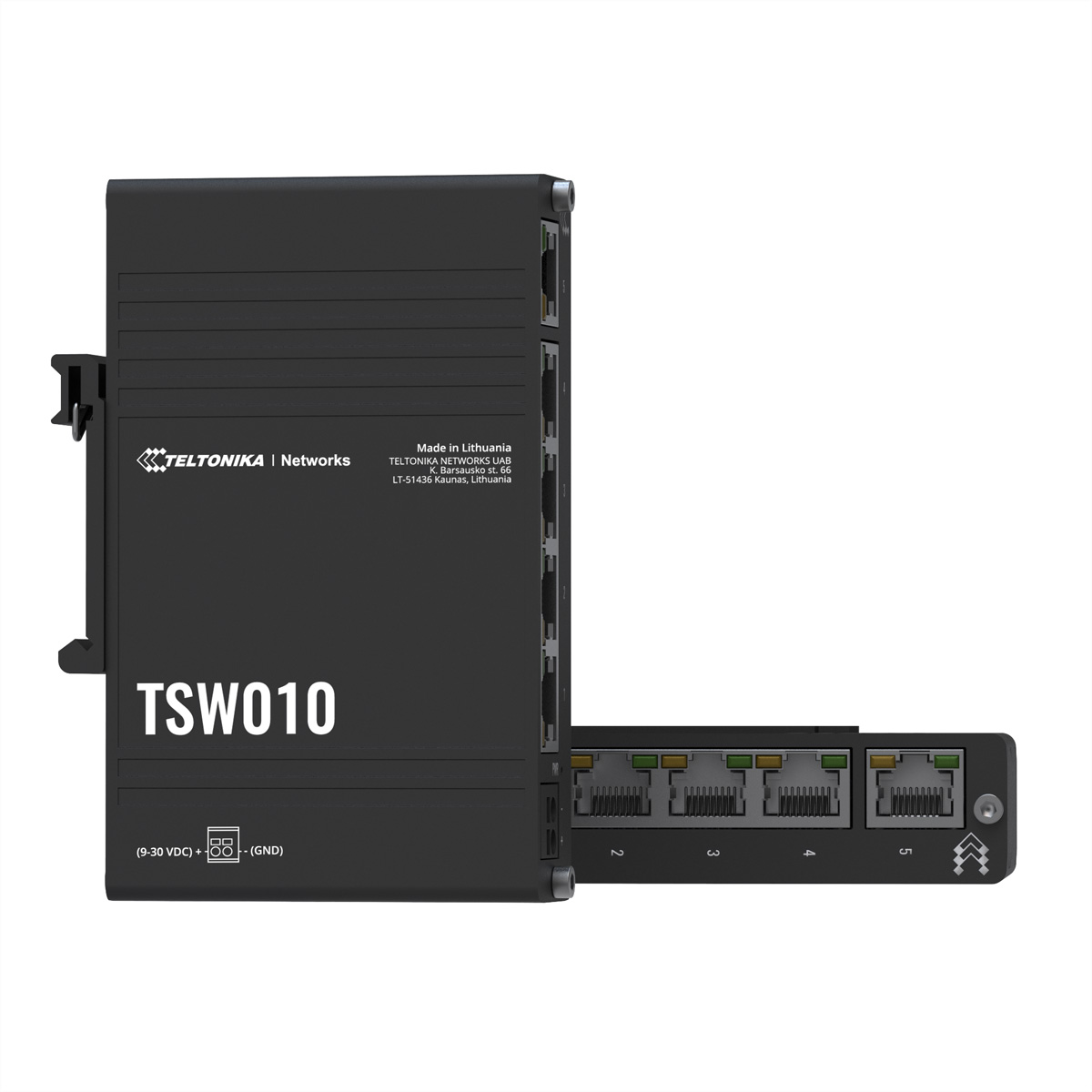 TELTONIKA TSW010 Ethernet Switch DIN Rail