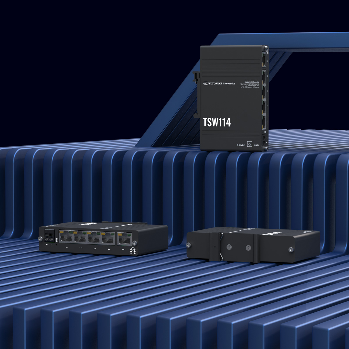 TELTONIKA TSW114 Gigabit DIN RAIL Switch