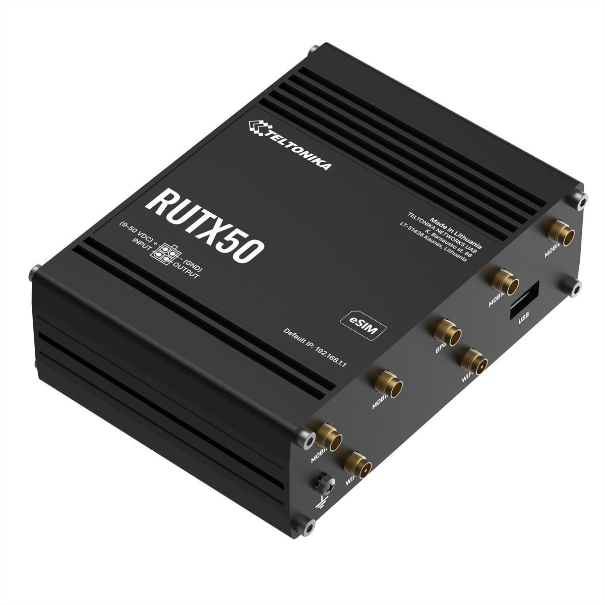 TELTONIKA RUTX50 5G/4G/LTE Industrie Router eSIM Version