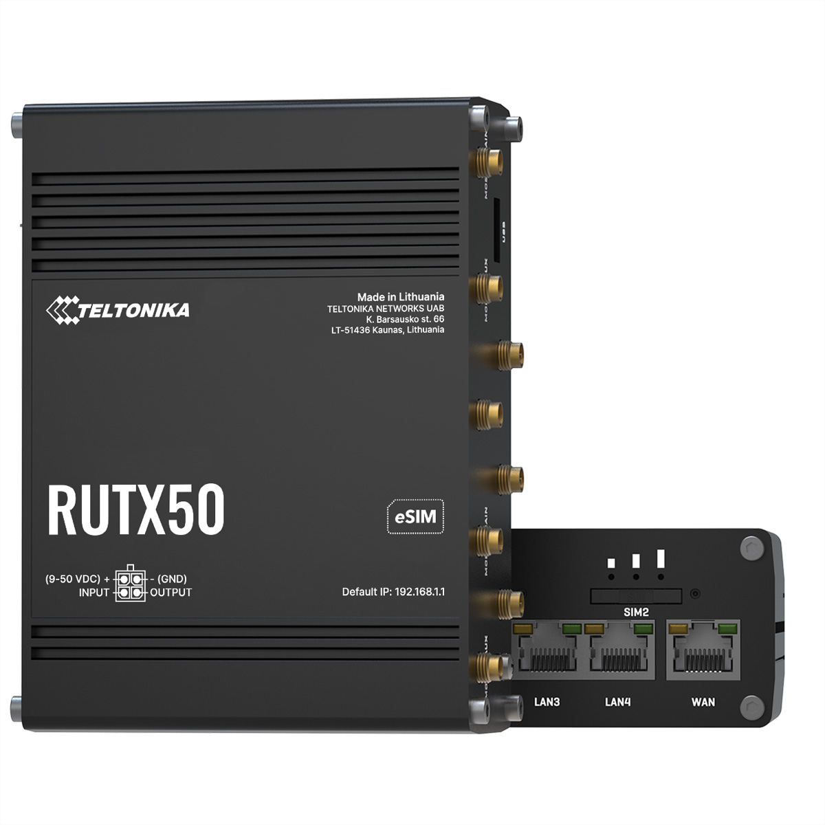 TELTONIKA RUTX50 5G/4G/LTE Industrie Router eSIM Version