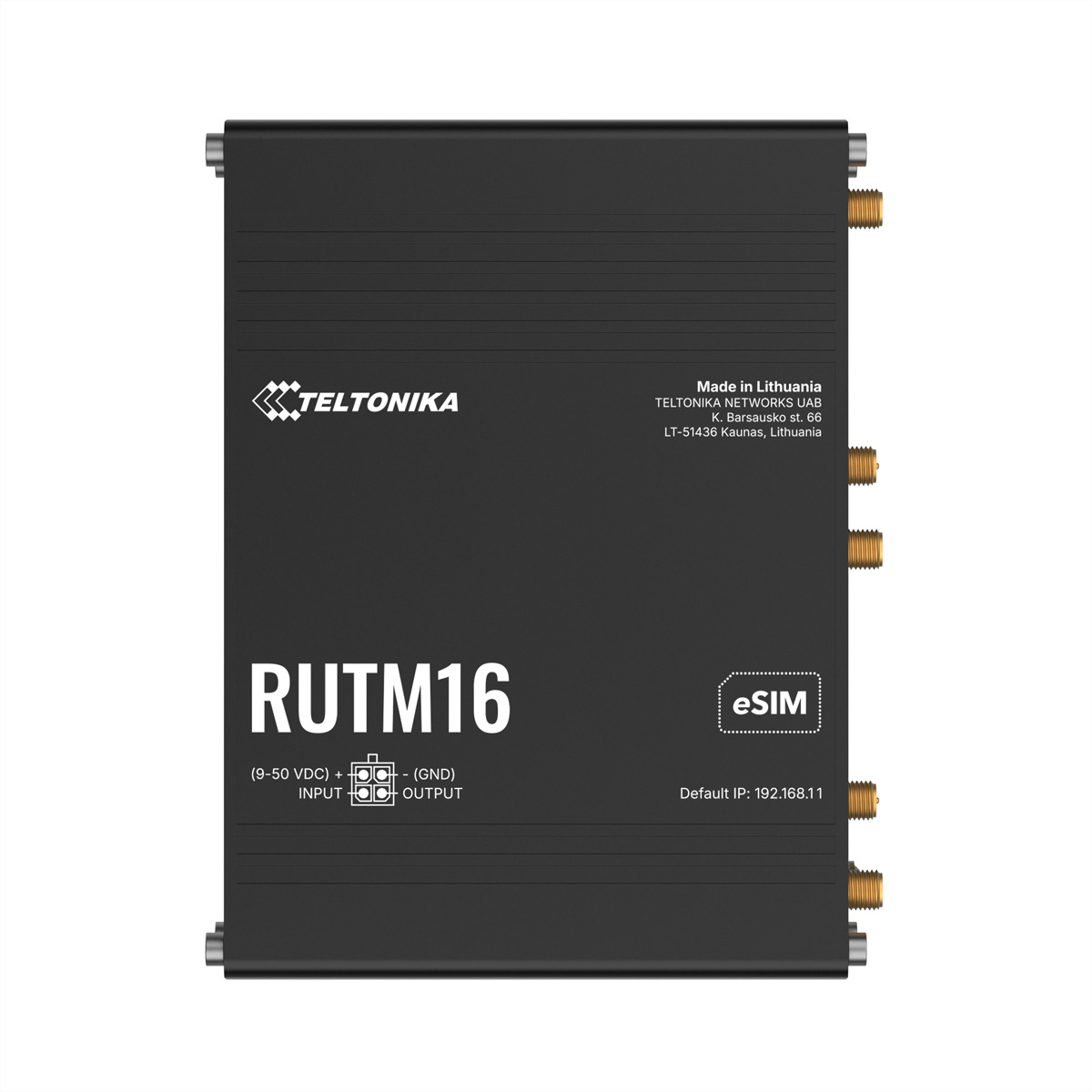 TELTONIKA RUTM16 eSIM CAT6 LTE Router
