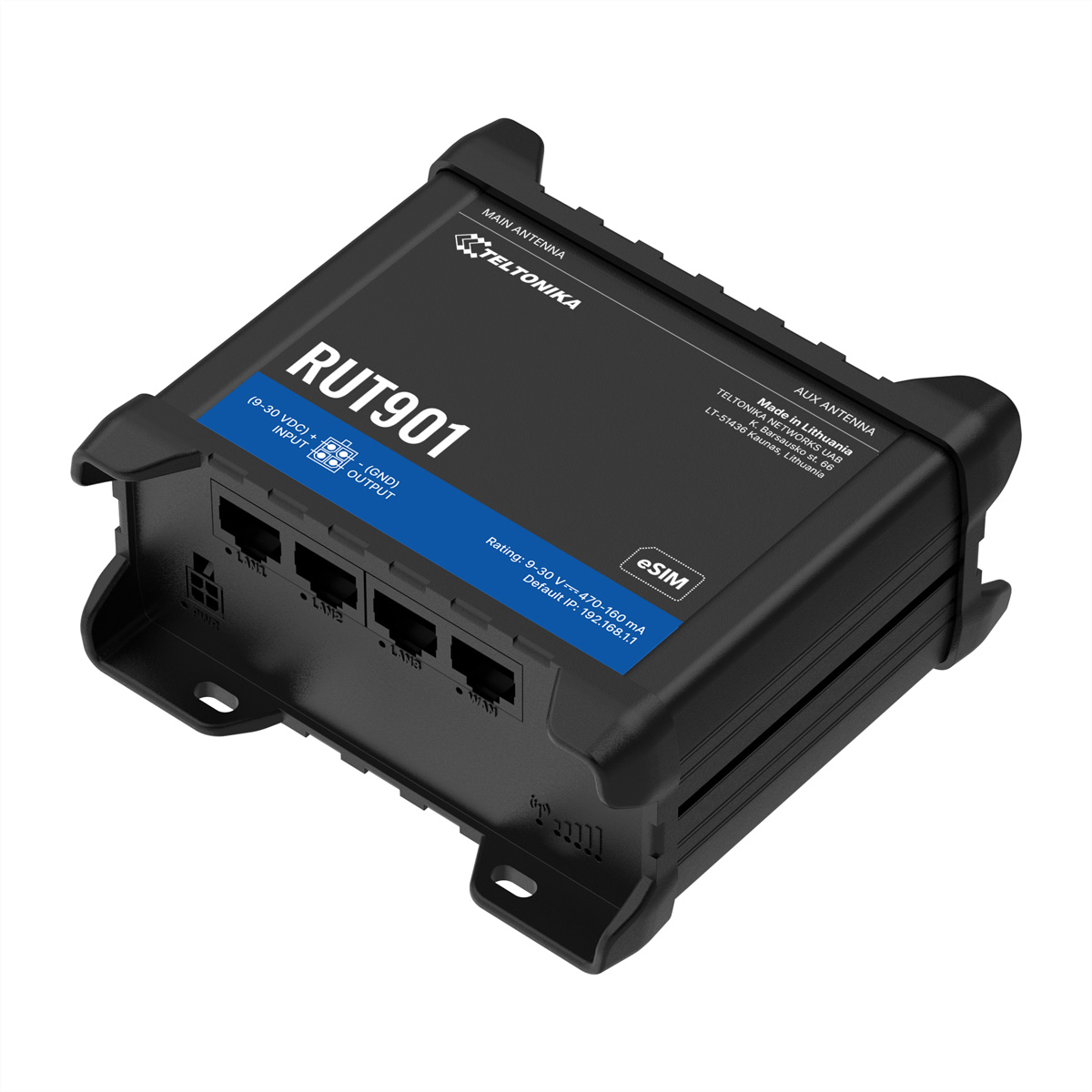 TELTONIKA RUT901 LTE/4G Router eSIM Router