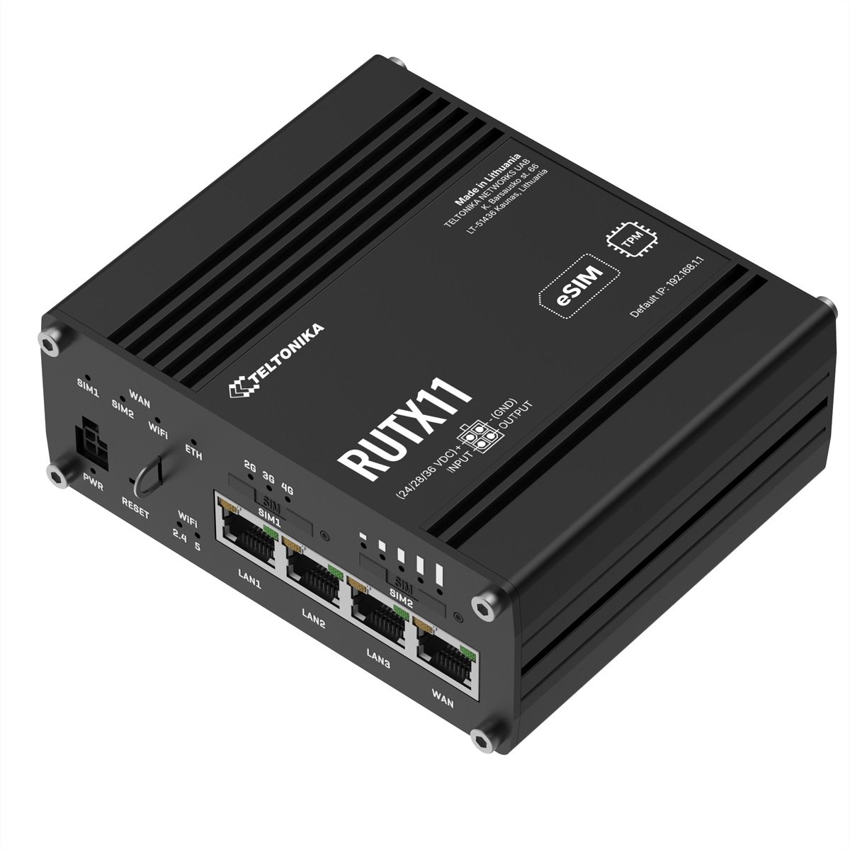 TELTONIKA RUTX11 4G Router eSIM WLAN-Router