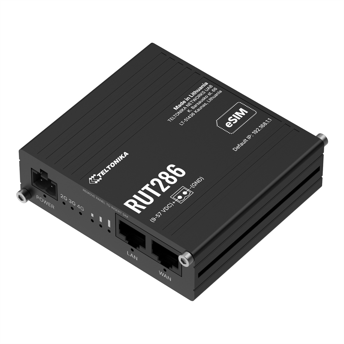 TELTONIKA RUT286 CAT 4 LTE Router eSIM Router