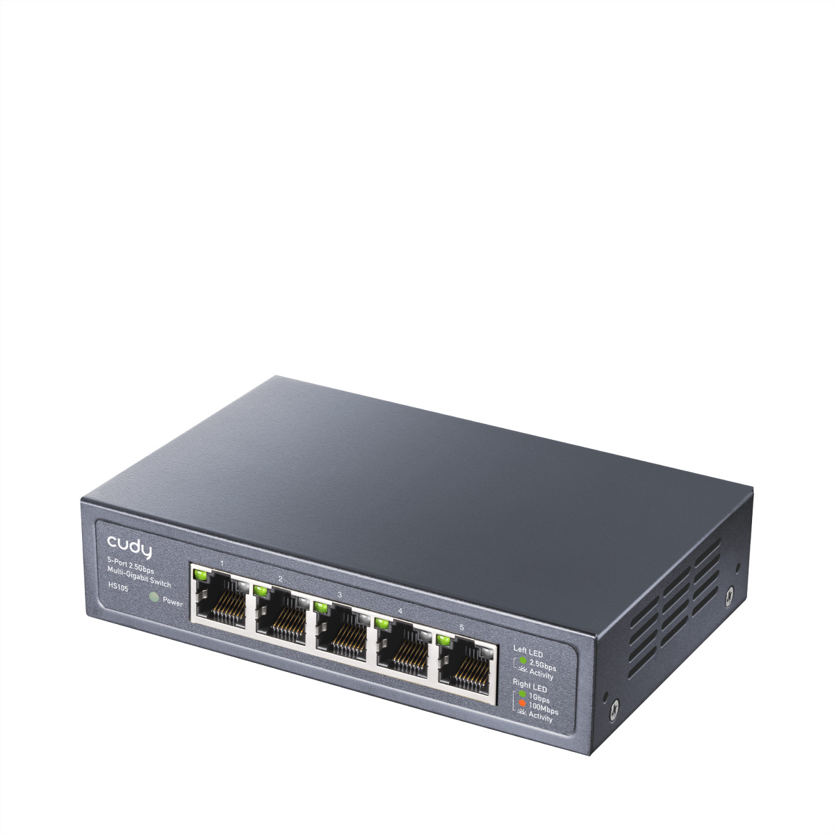 CUDY HS105 5-Port 2.5G Metal Switch CUDY HS105 5-Port 2.5G Metal Switch