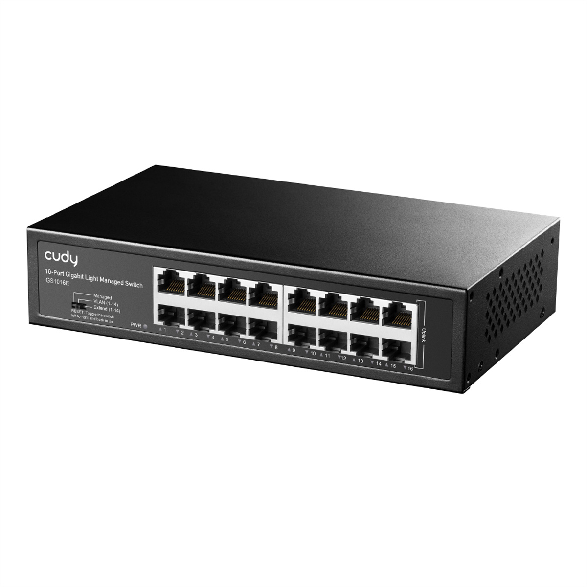 CUDY GS1016E 16-Port Gigabit Switch Light Managed Netzwerk-Switch