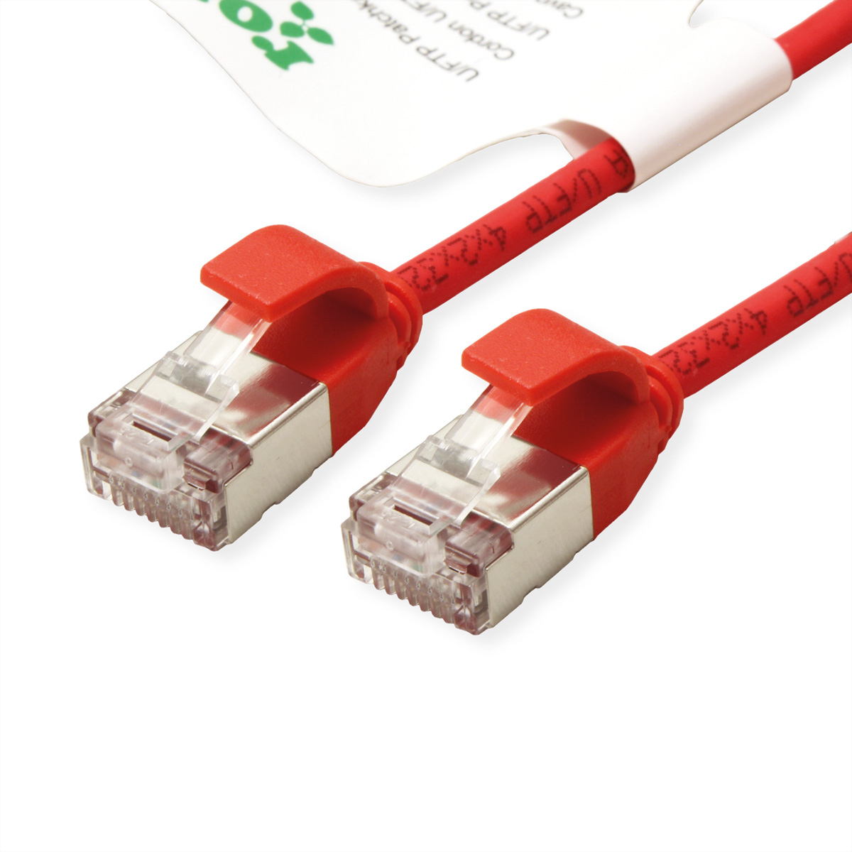 ROLINE green 21443314 RJ45 Netzwerkkabel, Patchkabel CAT 6a U/FTP 1.50 m Rot 1 St.