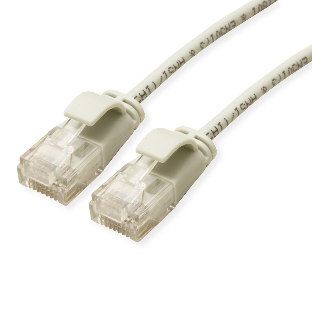 ROLINE green 21443903 RJ45 Netzwerkkabel, Patchkabel CAT 6a U/UTP 1.00 m Grau 1 St.