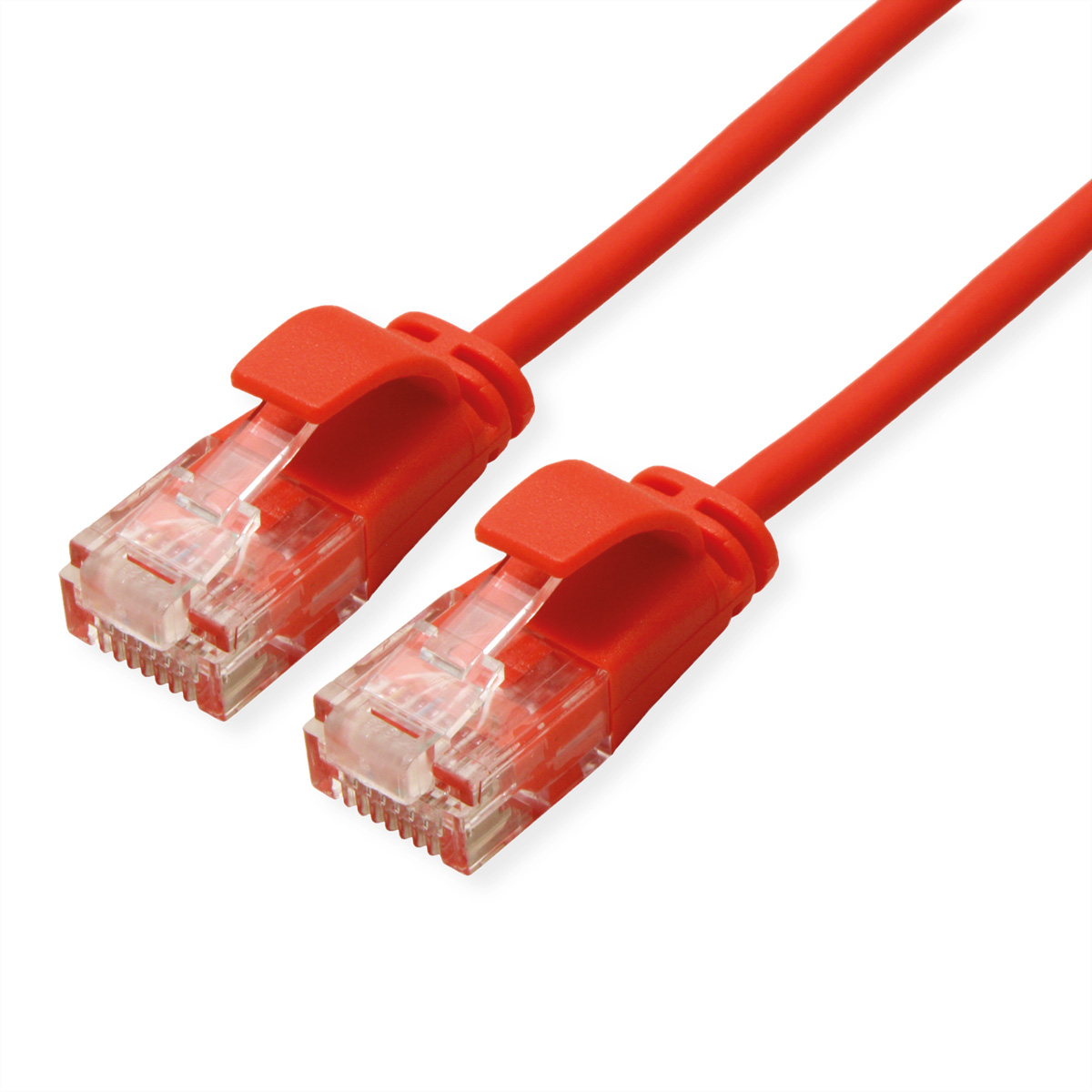 ROLINE green 21443915 RJ45 Netzwerkkabel, Patchkabel CAT 6a U/UTP 2.00 m Rot 1 St.