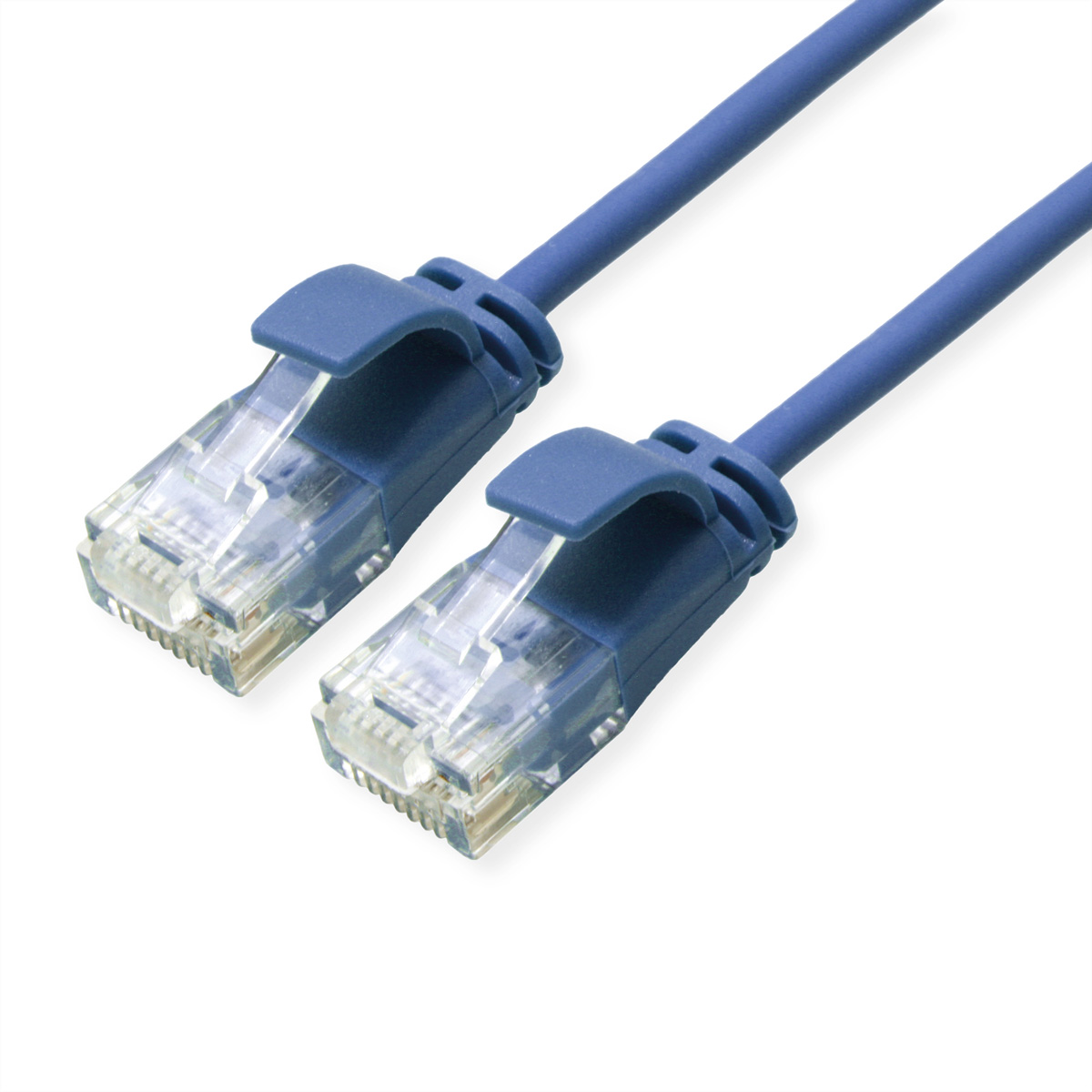 ROLINE green 21443944 RJ45 Netzwerkkabel, Patchkabel CAT 6a U/UTP 1.50 m Blau 1 St.