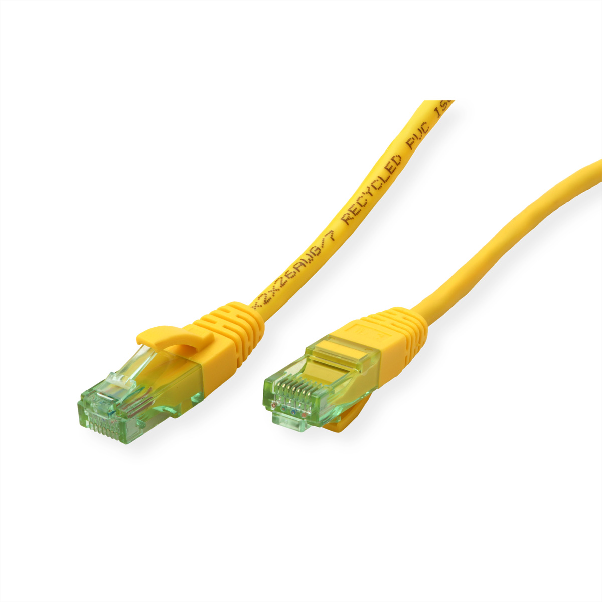 ROLINE RM Patchkabel Kat.6A UTP, gelb, 7 m, ROLINE  (BILD2)