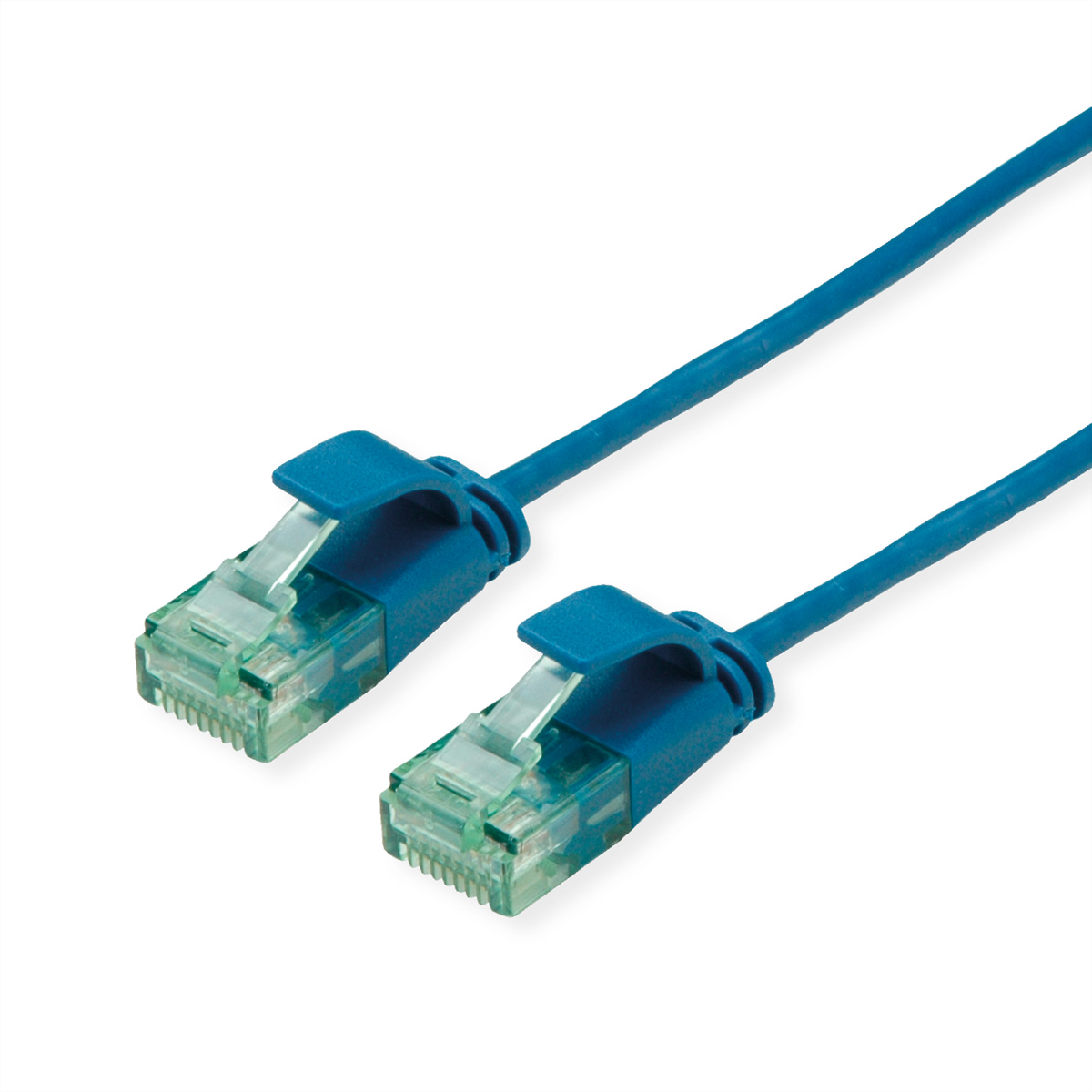 ROLINE RM UTP DataCenter Patchkabel Kat.6A (Class EA), slim, blau, 5 m