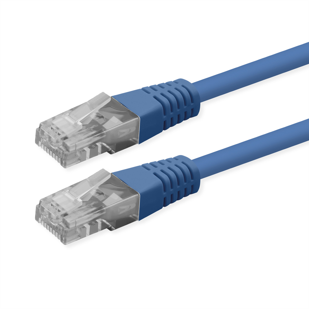 ROLINE Patchkabel Cat.6 (Class E), UTP, PoE, blau, 0,3 m U/UTP Patchkabel