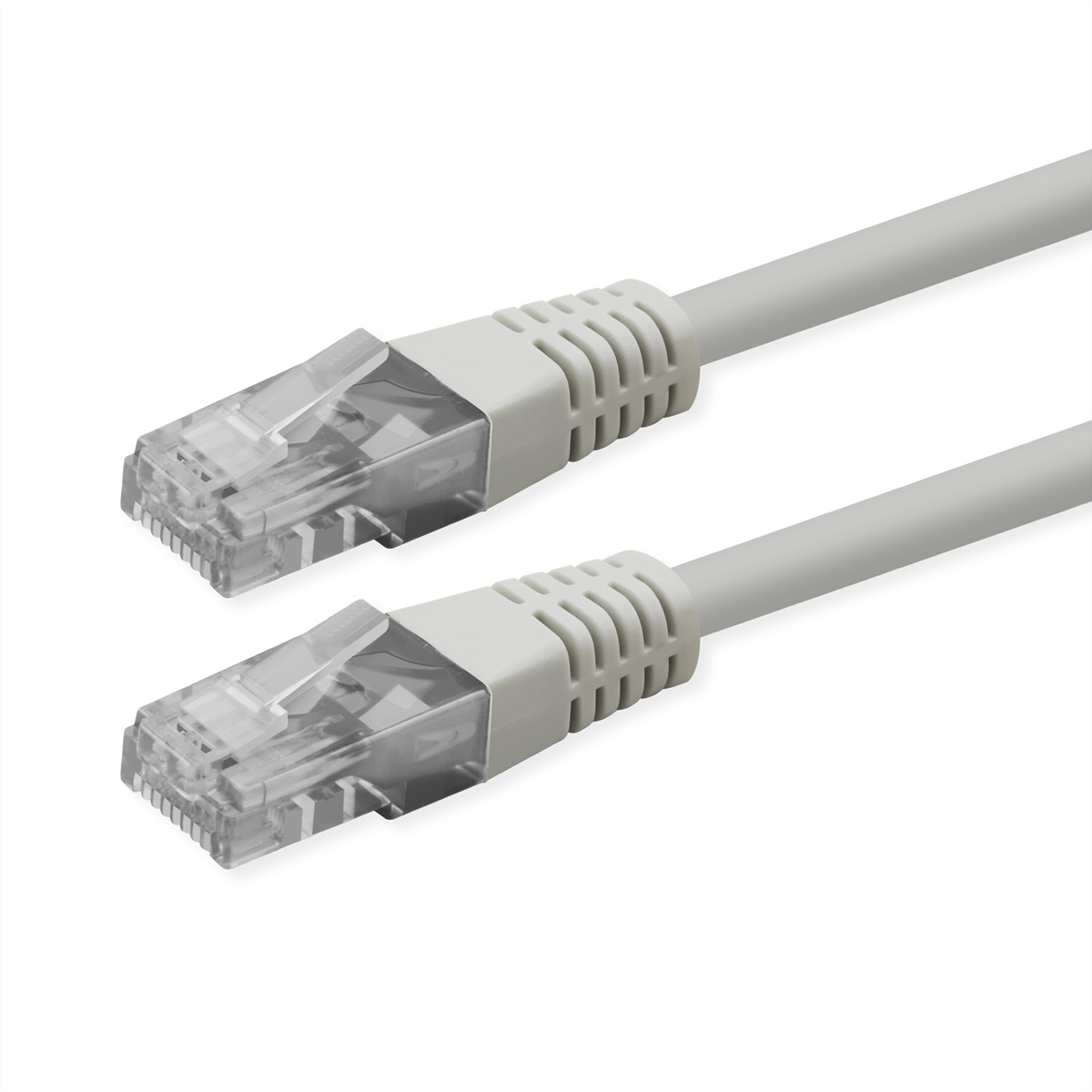ROLINE Patchkabel Cat.6 (Class E), UTP, PoE, weiß, 0,3 m U/UTP Patchkabel
