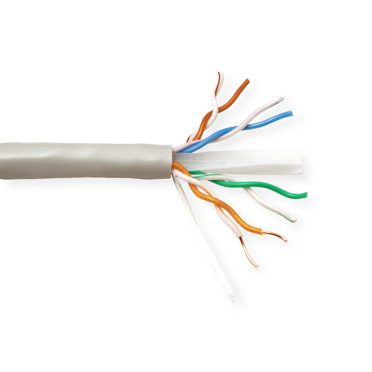 VALUE - Bulkkabel - 300 m - UTP - CAT 6a - robust - Grau