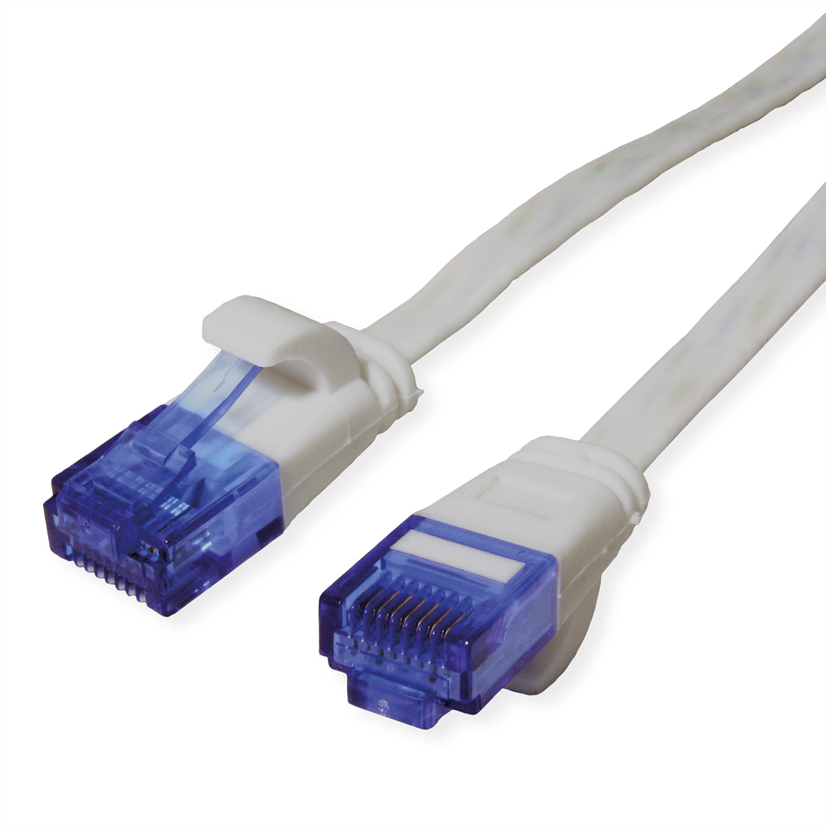 VALUE 21992010 RJ45 Netzwerkkabel, Patchkabel CAT 6a U/UTP 0.50 m Grau 1 St.