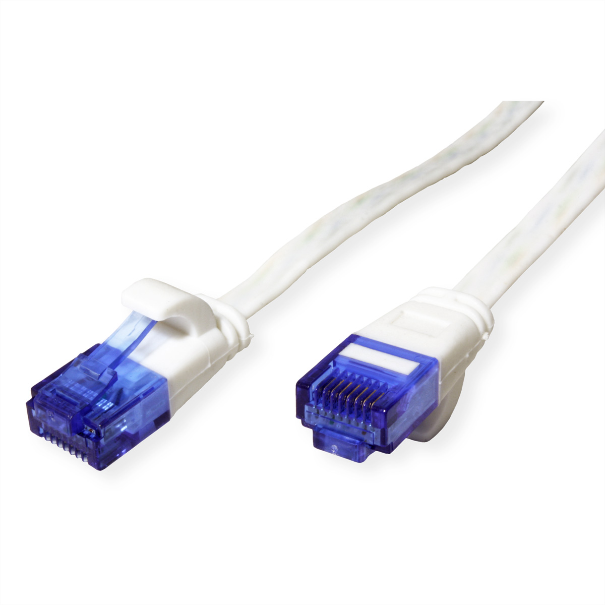 VALUE 21992062 RJ45 Netzwerkkabel, Patchkabel CAT 6a U/UTP 2.00 m Weiß 1 St.