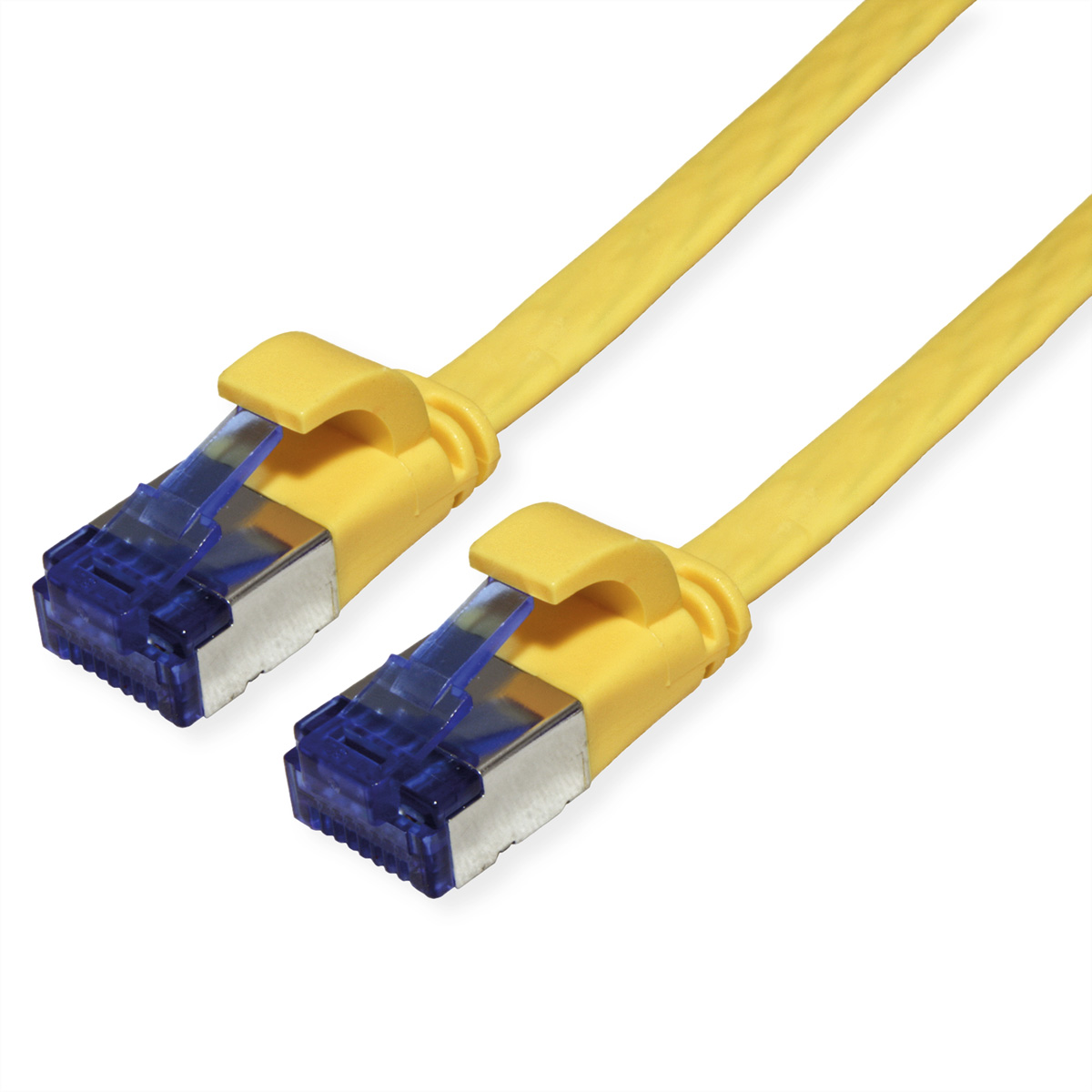 VALUE 21992130 RJ45 Netzwerkkabel, Patchkabel CAT 6a F/UTP 0.50 m Gelb 1 St.