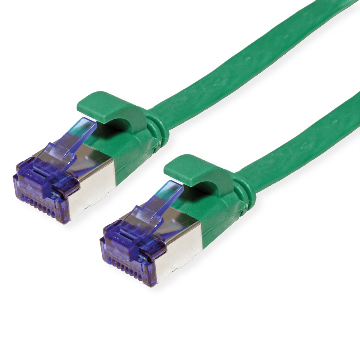 VALUE 21992142 RJ45 Netzwerkkabel, Patchkabel CAT 6a F/UTP 2.00 m Grün 1 St.