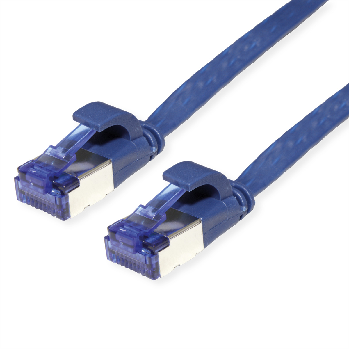 VALUE 21992151 RJ45 Netzwerkkabel, Patchkabel CAT 6a F/UTP 1.00 m Blau 1 St.