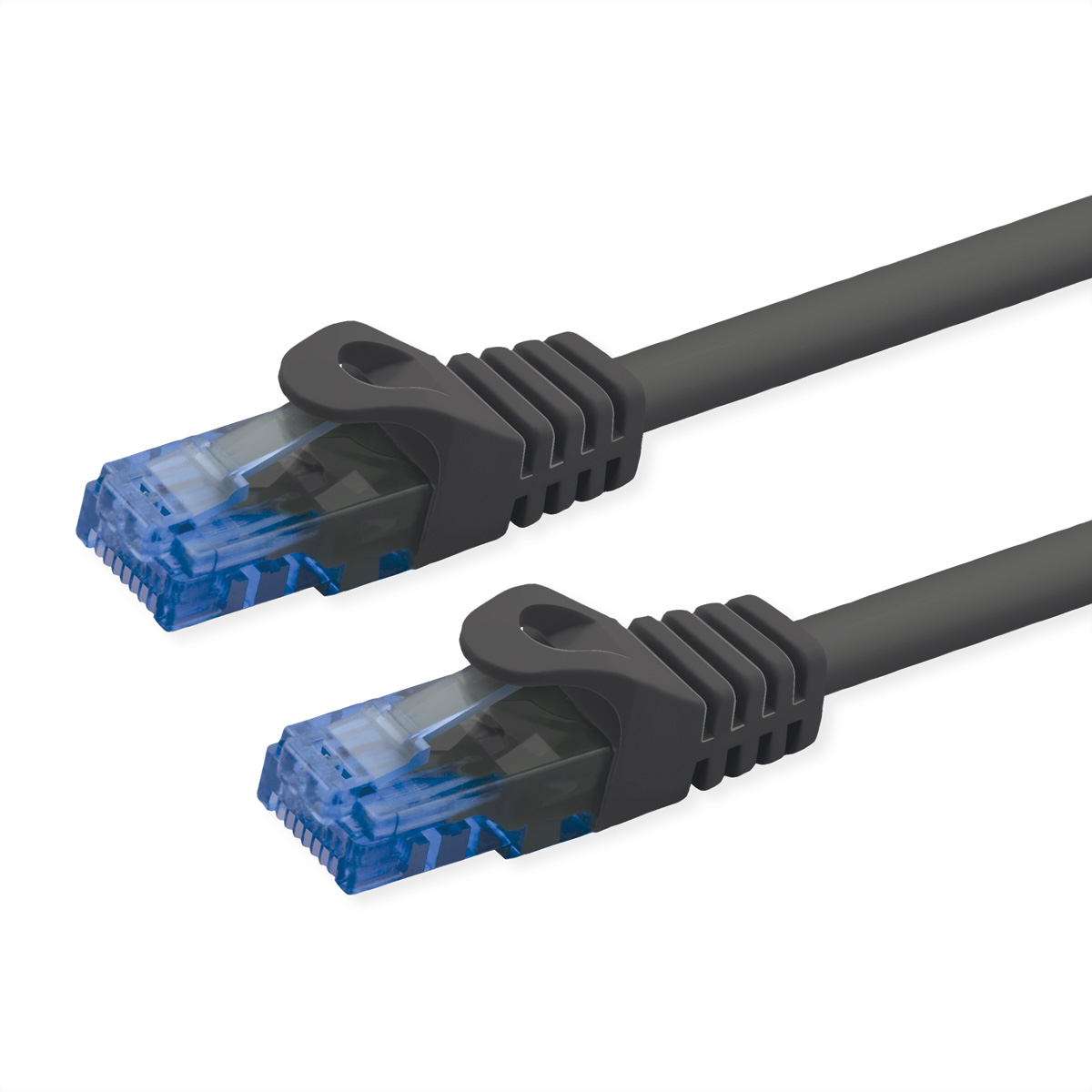 VALUE Patchkabel Cat.6A (Class EA) UTP, schwarz, 1,5 m U/UTP Patchkabel