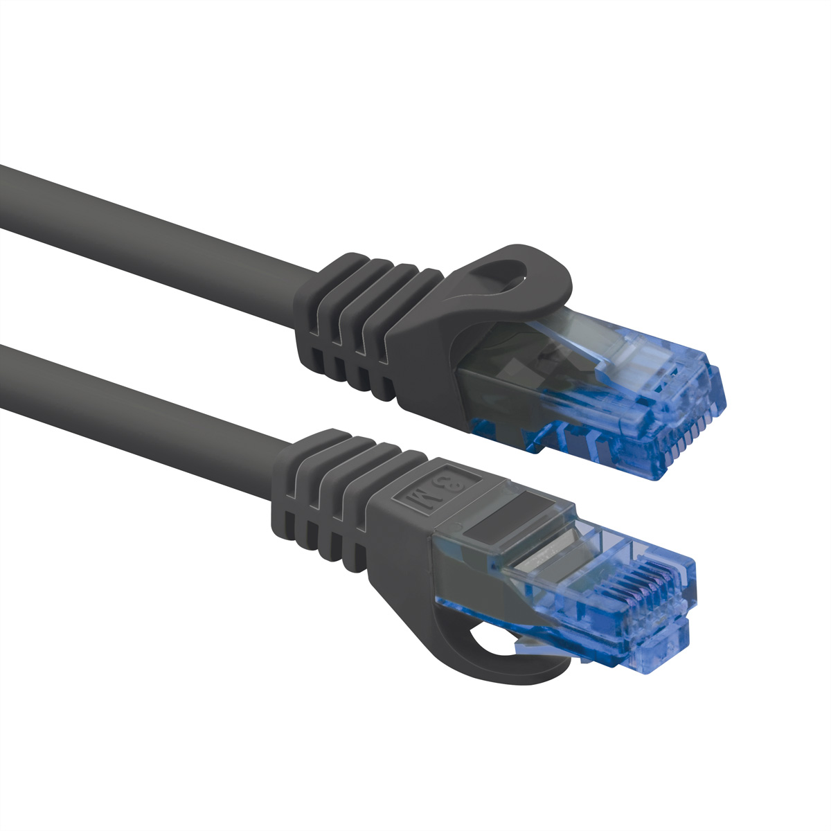 VALUE Patchkabel Cat.6A (Class EA) UTP, schwarz, 2 m