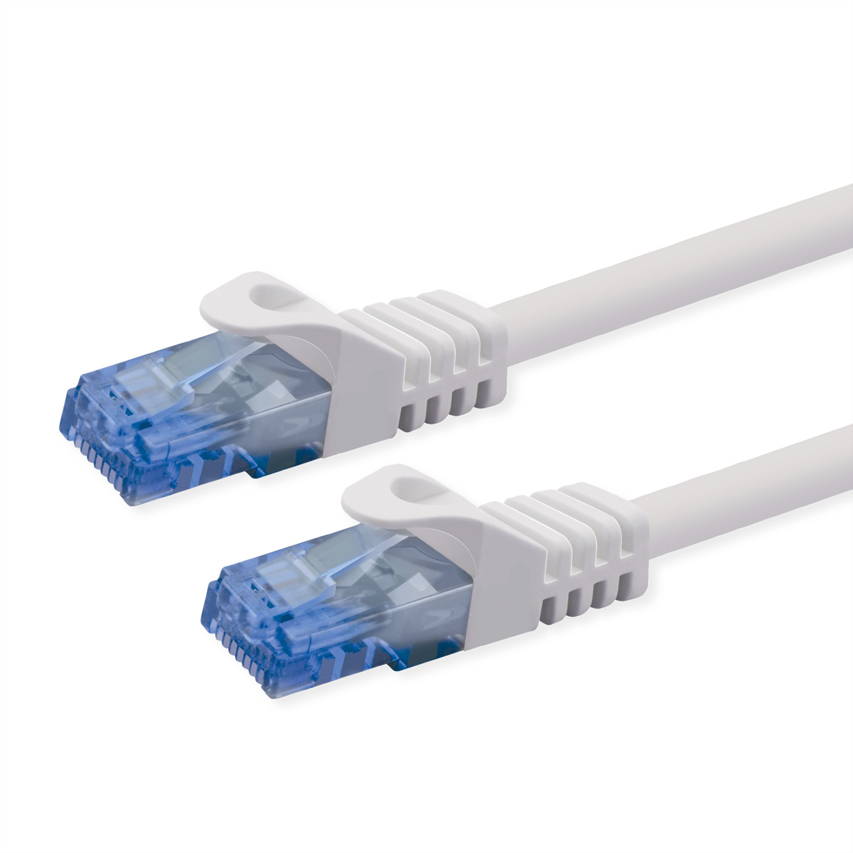 VALUE Patchkabel Cat.6A (Class EA) UTP, weiß, 2 m U/UTP Patchkabel