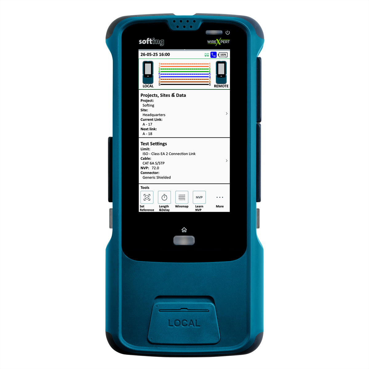 SOFTING WireXpert MP C6A Cable Certifier