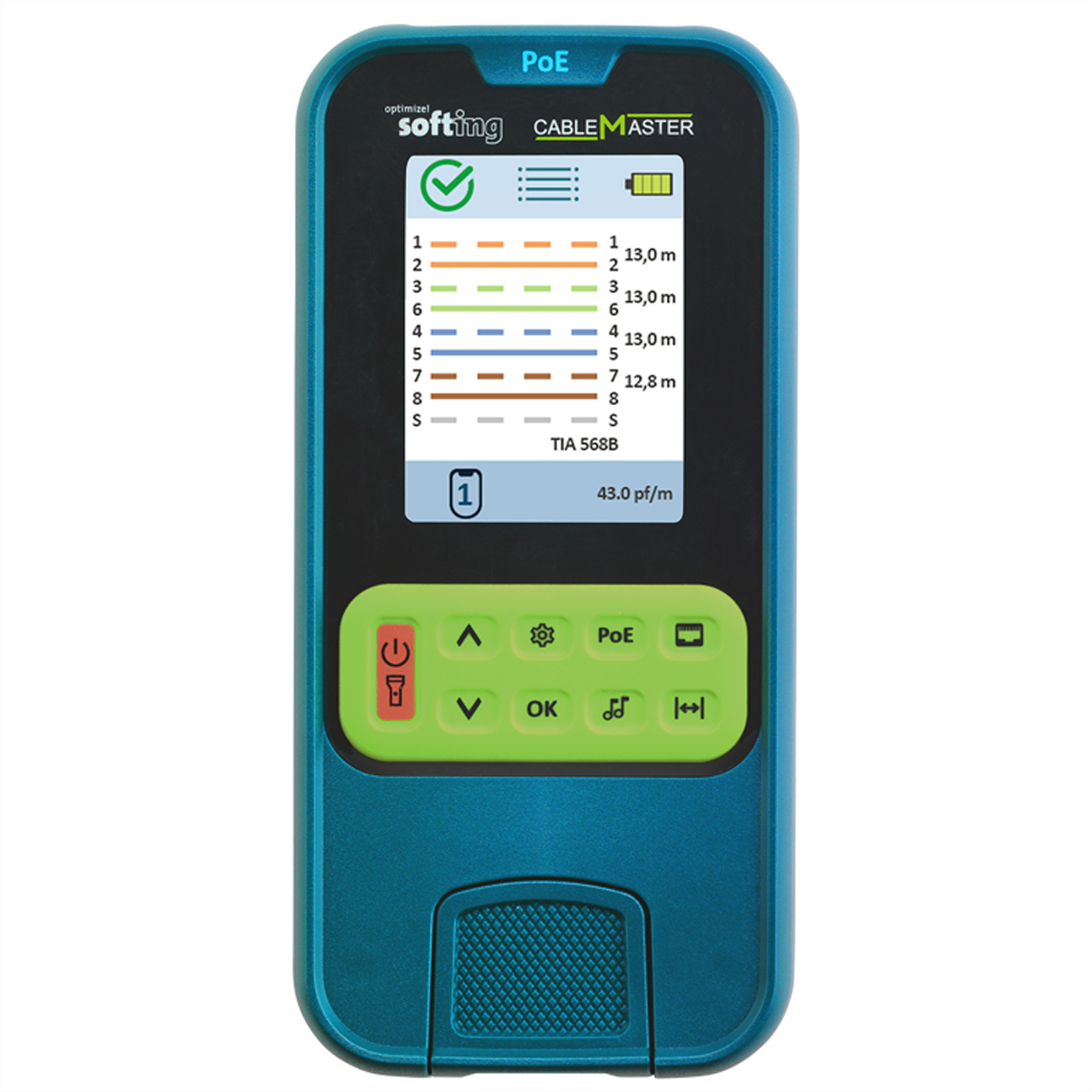SOFTING CableMaster PoE, Verdrahtungs- und PoE++ Tester SOFTING CableMaster PoE, Verdrahtungs- und PoE++ Tester