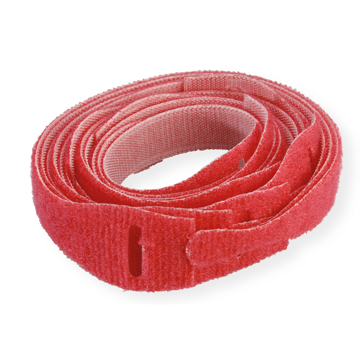 VELCRO® ONE-WRAP® Strap Klettband mit Lasche, 10Stk., rot, 20 cm