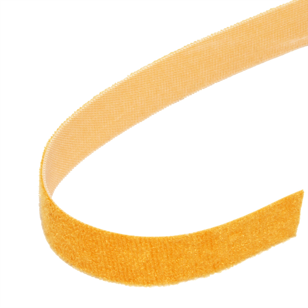 VELCRO® ONE-WRAP® Klettbandstreifen 20mm, unperforiert auf Rolle, gelb, 25 m