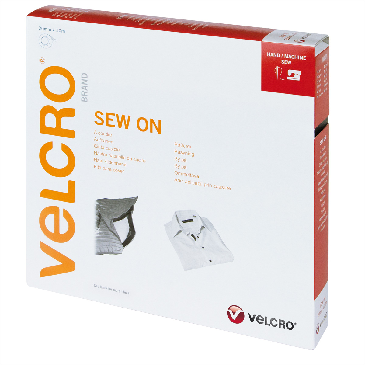 VELCRO® Klettband zum Aufnähen, Haken &, Flausch x  (BILD1)