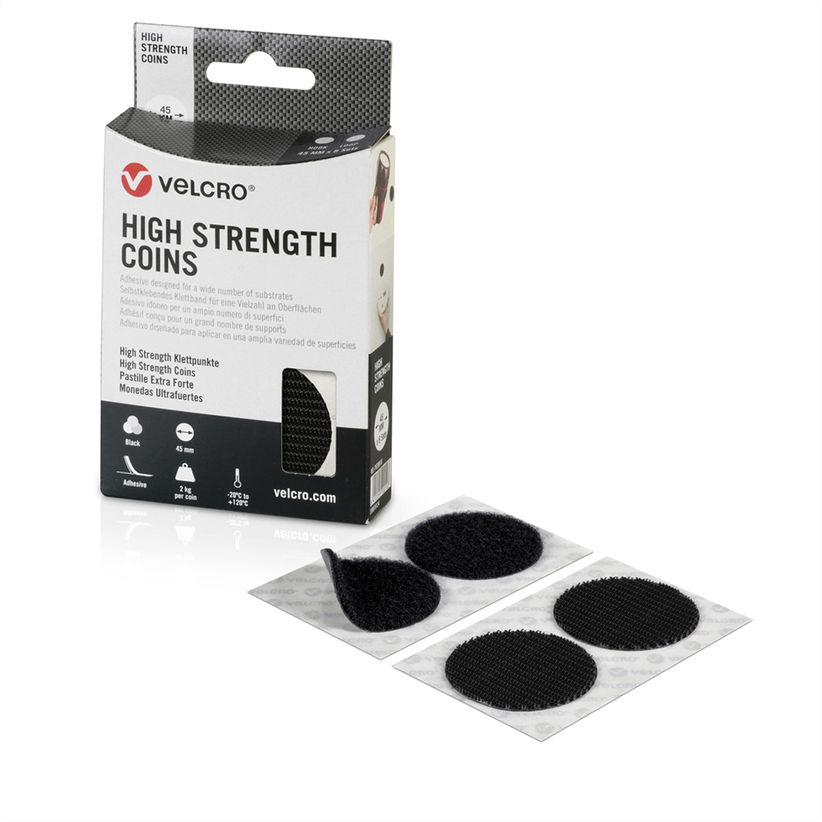 VELCRO® High Strength Fastener 6 Hakenpunkte 6 Haken DM  (BILD1)