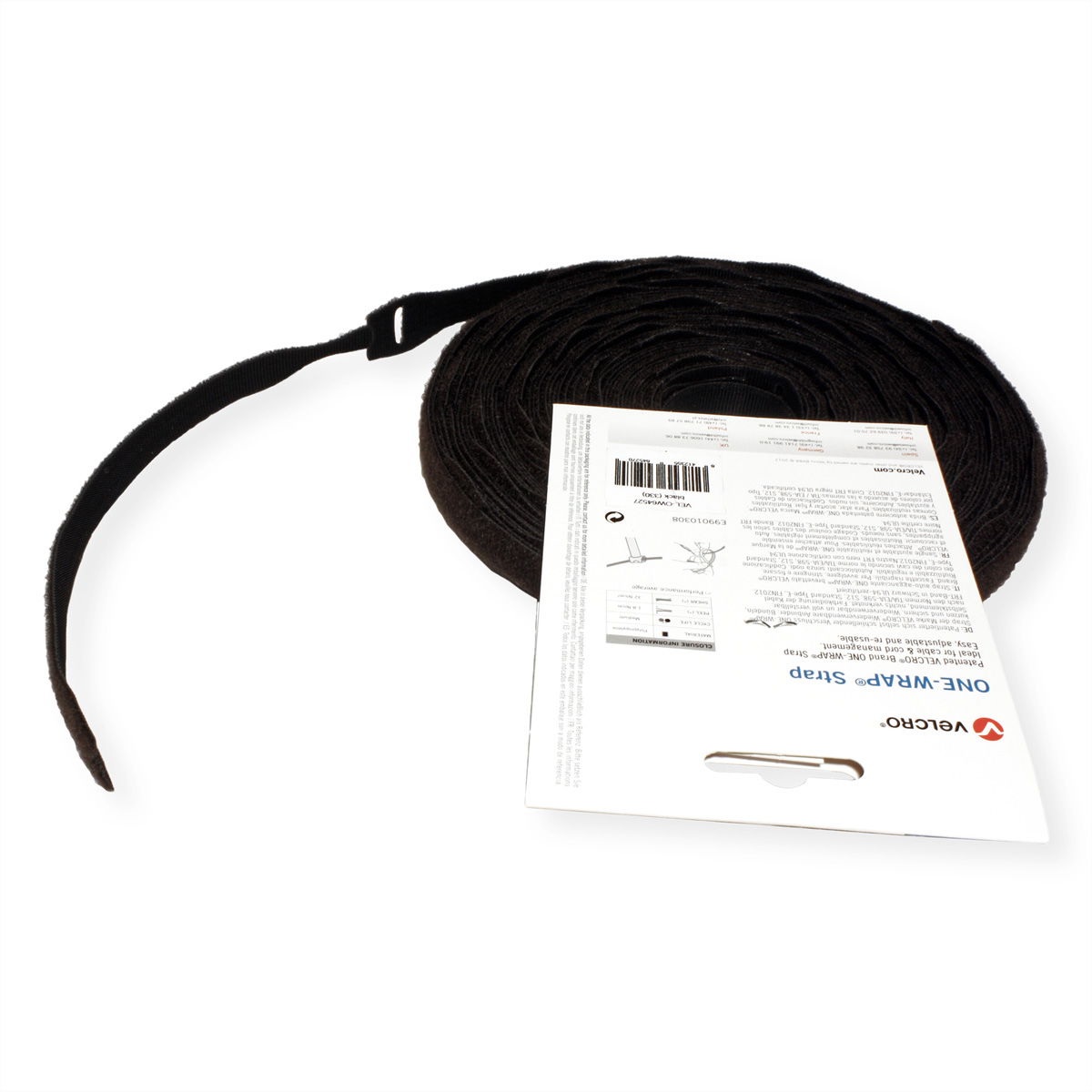 VELCRO ® One Wrap® Strap 20mm x 200mm, 100 Stück, schwarz